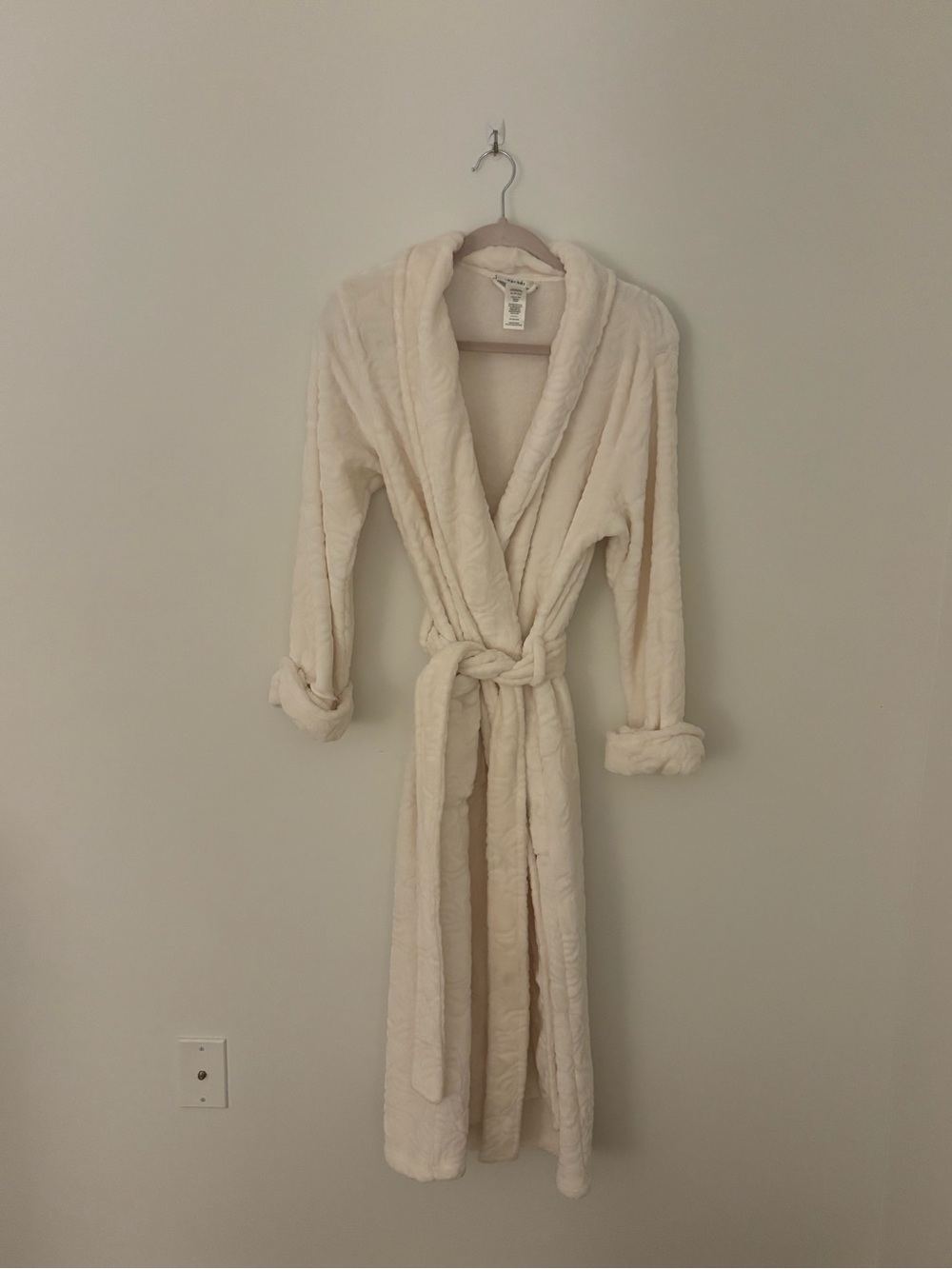 Natori soft robe - ivory size small